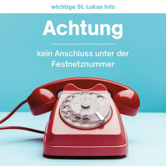 foto eines Telefons mit der Aufschrift: Achtung, kein Anschluss unter der Festnetznummer